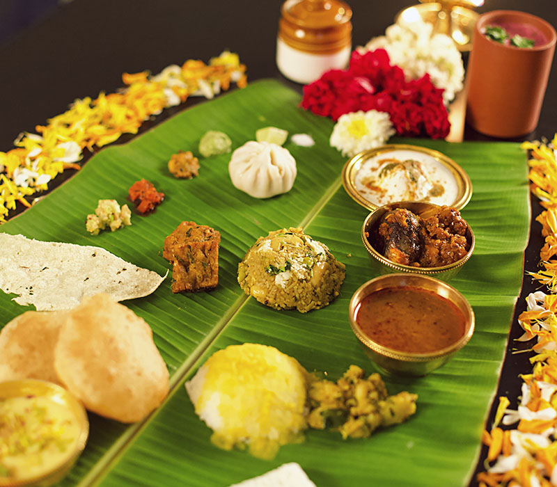 Traditional Marathi Thali